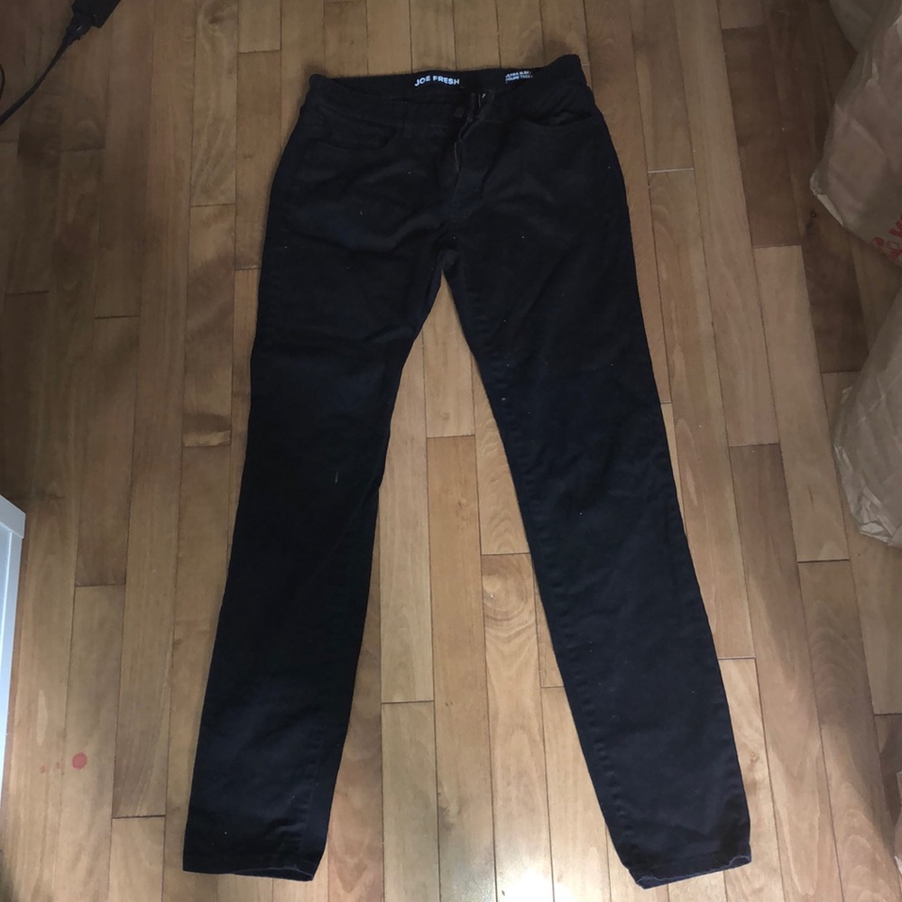 black pants